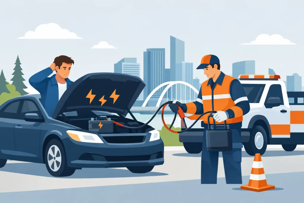 Dead Battery Roadside Help Edmonton Fast